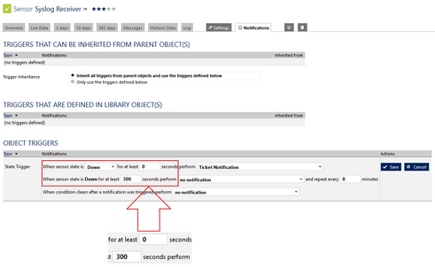 State Trigger for a Syslog Receiver State Trigger for a Syslog Receiver